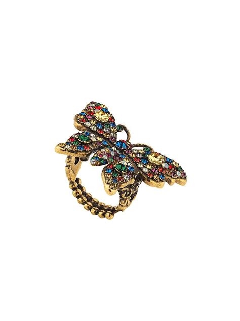 gucci butterfly earings|Gucci butterfly stud earrings.